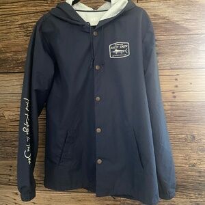 Salty Crew Stealth Waterproof Snap Jacket